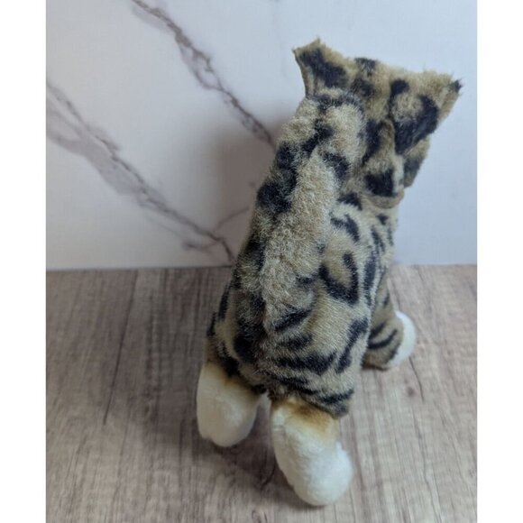 Douglas Cuddle Toy Kitty Cat Spotted Leopard Kitten Plush Realistic Kitten 9" - Picture 4 of 12